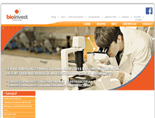 Tablet Screenshot of bioinvestmedicalcenter.ro